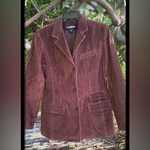 ✨⚡️💥Company Ellen Tracy Corduroy Blazer/Sport Jacket